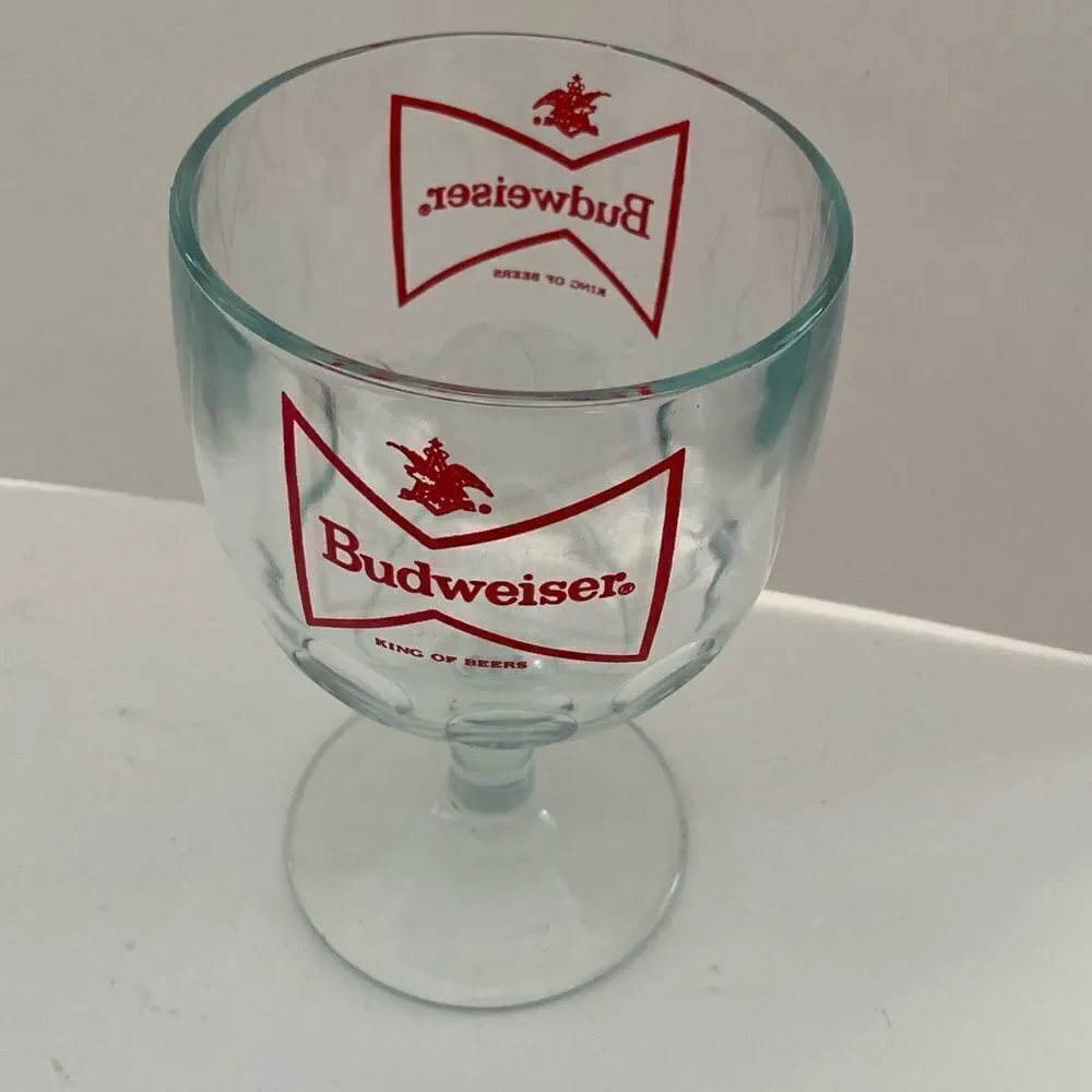 Vintage Budweiser Beer Goblet
